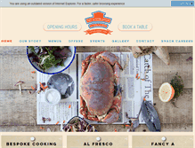 Tablet Screenshot of oystershack.co.uk